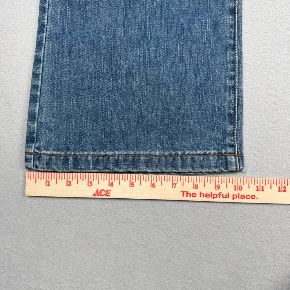 Guess‎ Jeans Mens 34 Medium Wash Bootcut Denim Blue Cotton Pants X8302400000 - Picture 9 of 10